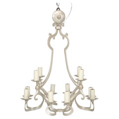 Niermann Weeks '12' Light Crevecoeur Chandelier in Veronese Silver Leaf 