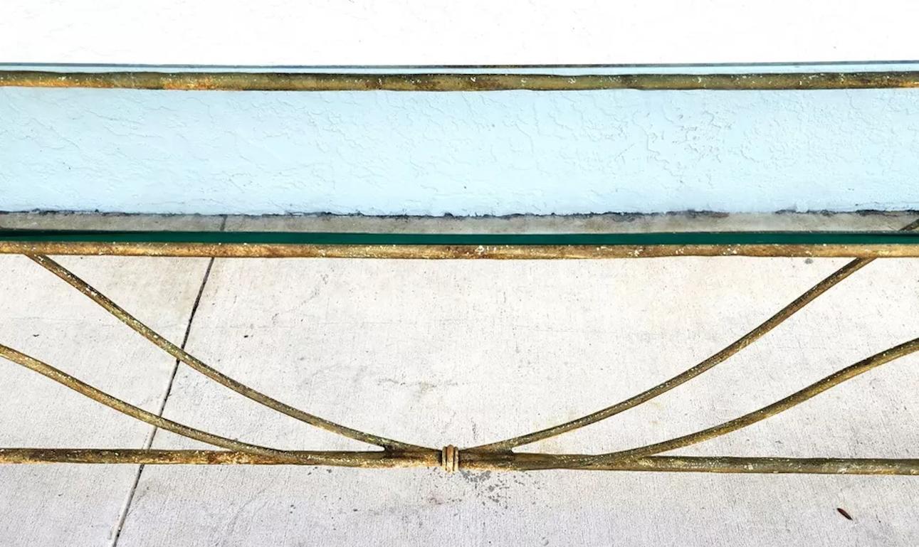 Niermann Weeks Cheval Console Table In Good Condition For Sale In Lake Worth, FL
