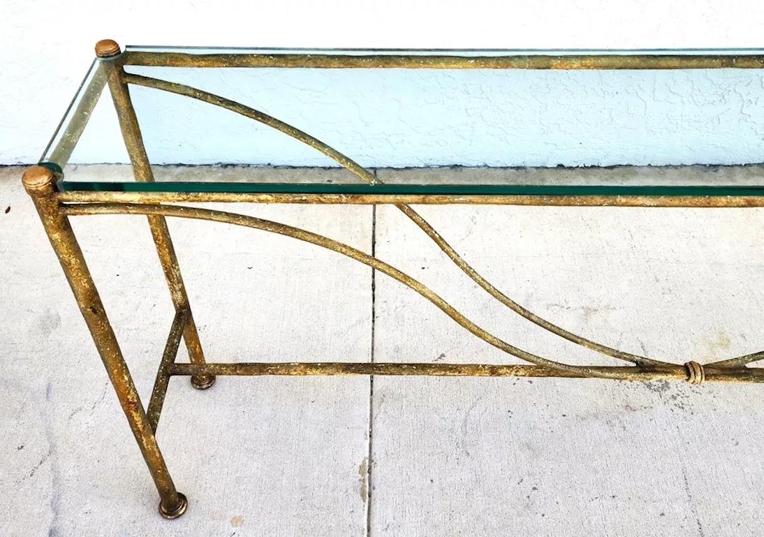 Late 20th Century Niermann Weeks Cheval Console Table For Sale