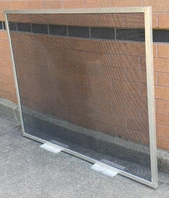 Niermann Weeks "Clary" Hoja de Metal Plateado Antiguo   y pantalla de malla metálica contra incendios