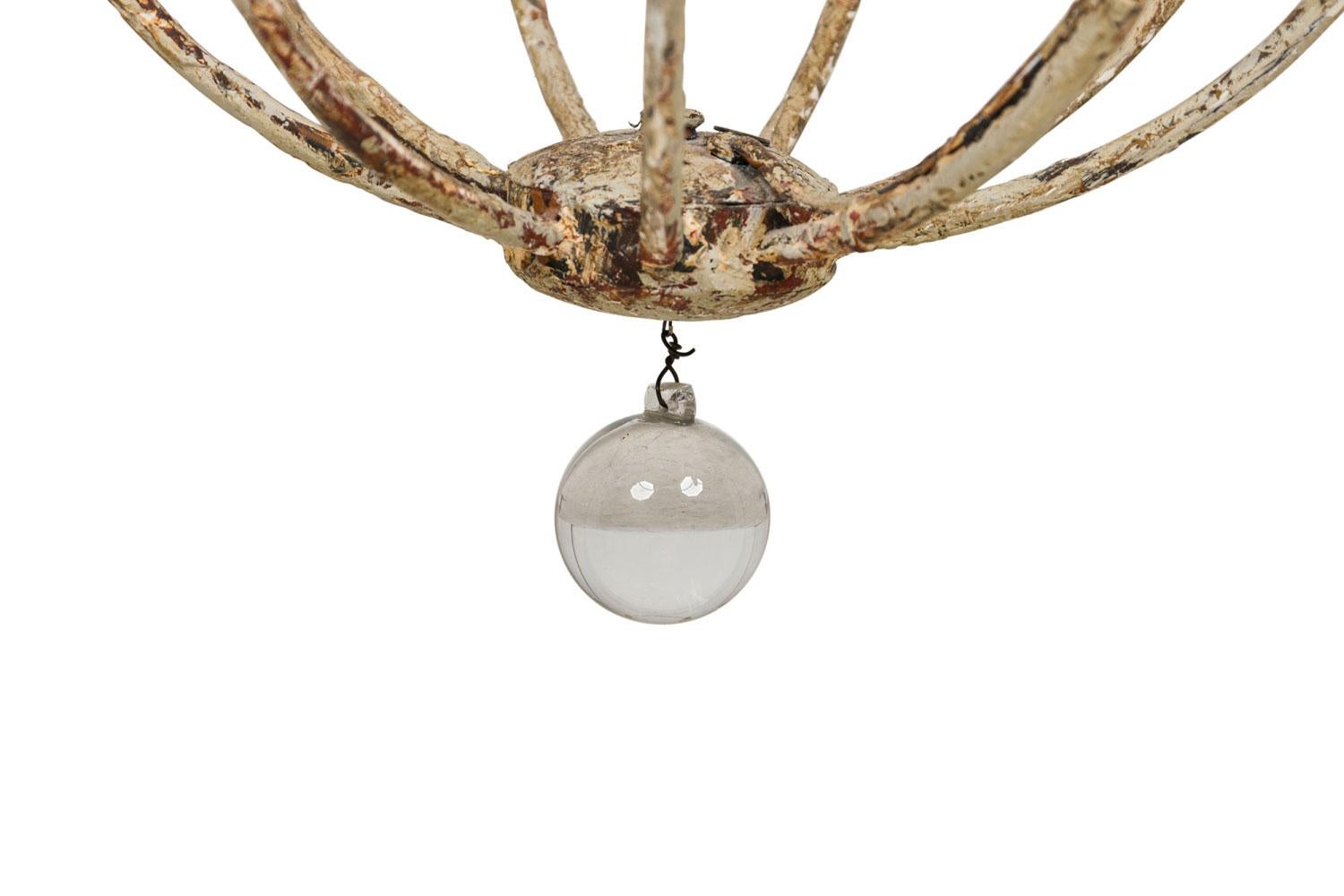 Niermann Weeks Italian 18th Century Rococo Style 9-Arm Chandelier In condizioni buone in vendita a Queens, NY