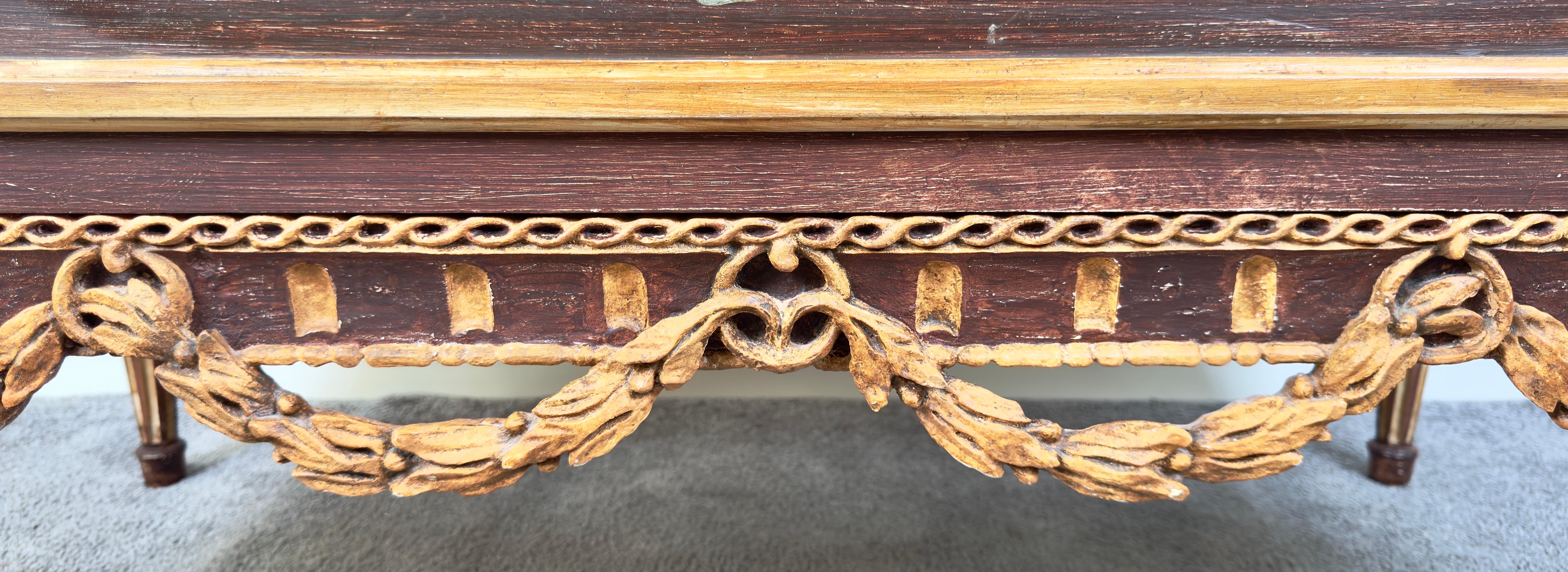 Niermann Weeks Italian Renaissance Style Hand-Painted Two-Drawer Chest / Commode 12