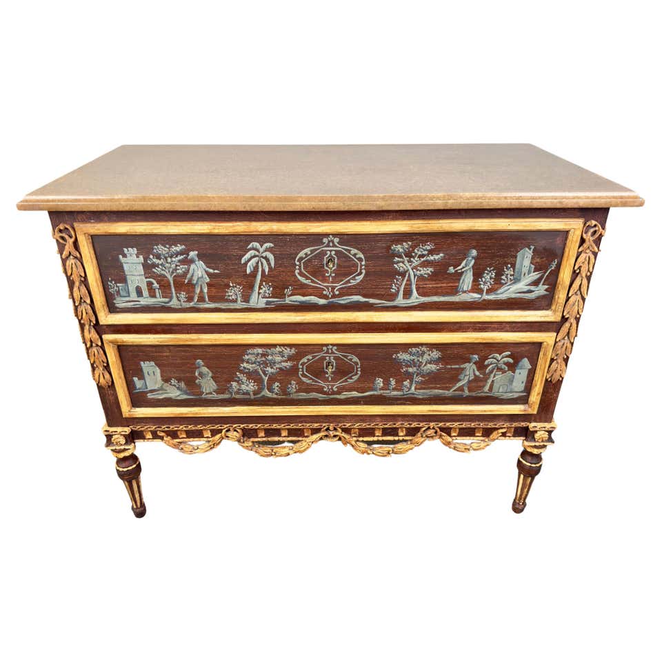 Italian Renaissance Florentine Style Three Drawer Commode Chest of ...