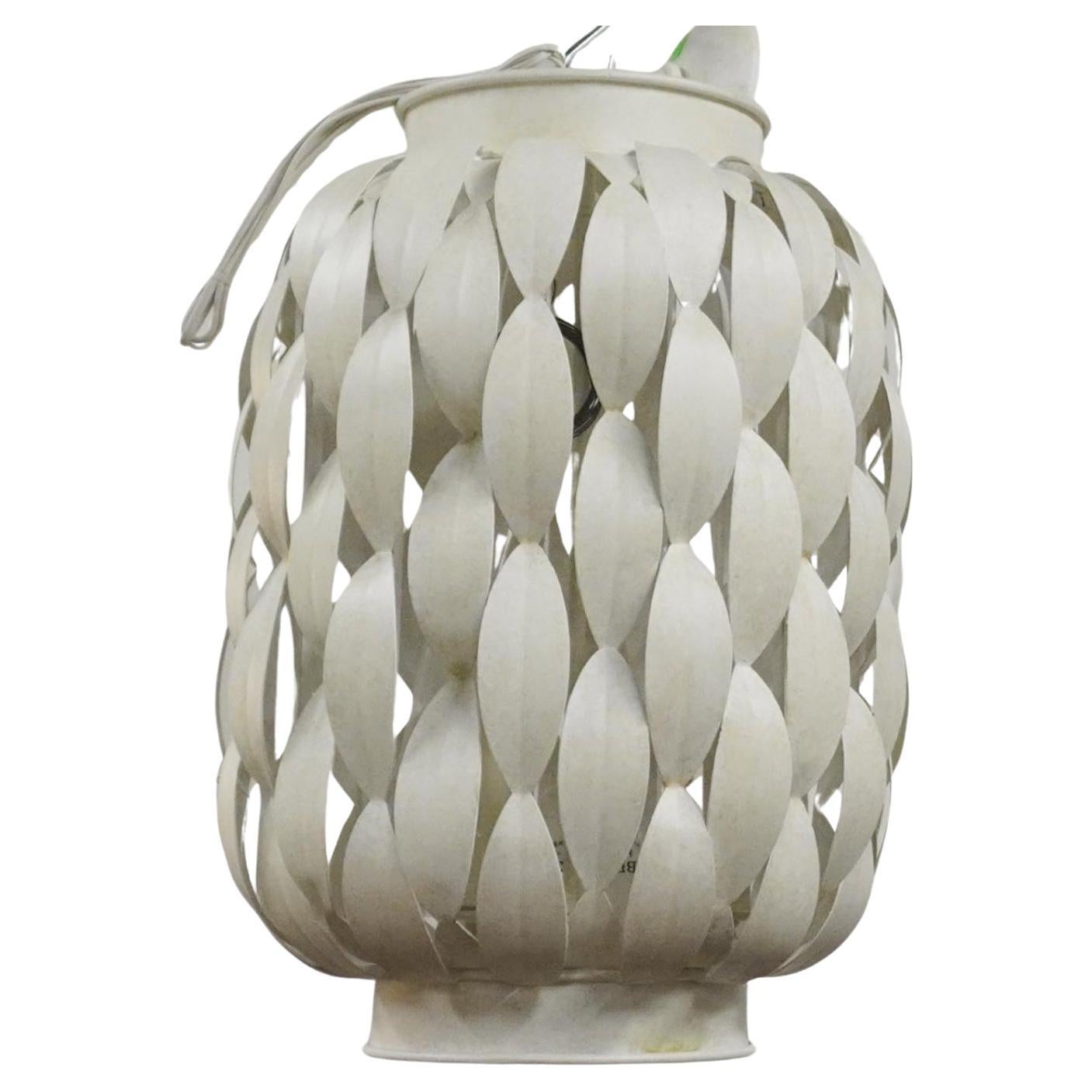 Niermann Weeks Metal Aqua-Creamish Breakfast Nook Light Fixture Chandelier