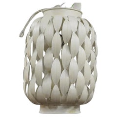 Niermann Weeks Metal Aqua-Creamish Breakfast Nook Light Fixture Chandelier