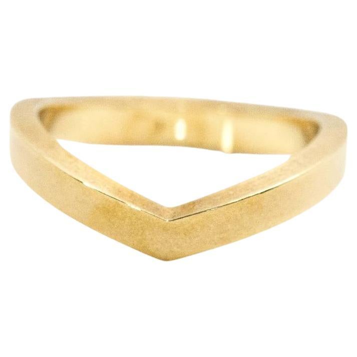 NIESSING PIK Ring in Tinted Gold For Sale