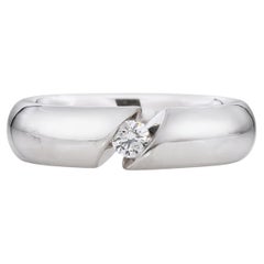 Niessing Platinum Tension Set Diamond Herren Ehering