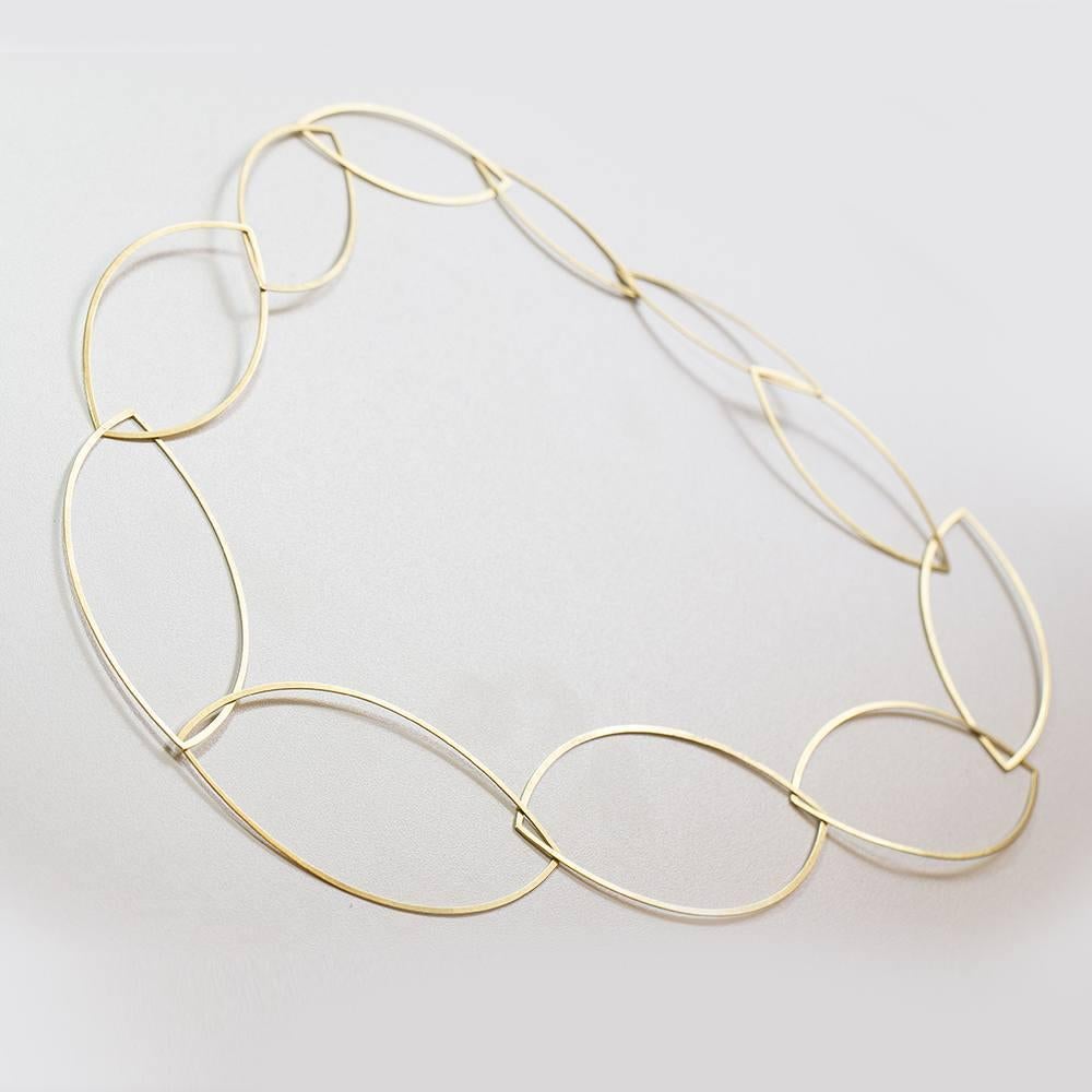 NIESSING SPITZ Necklace in Yellow Gold. For Sale 3