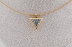 Niessing Collar de Oro Amarillo con Diamantes Elegante 18K