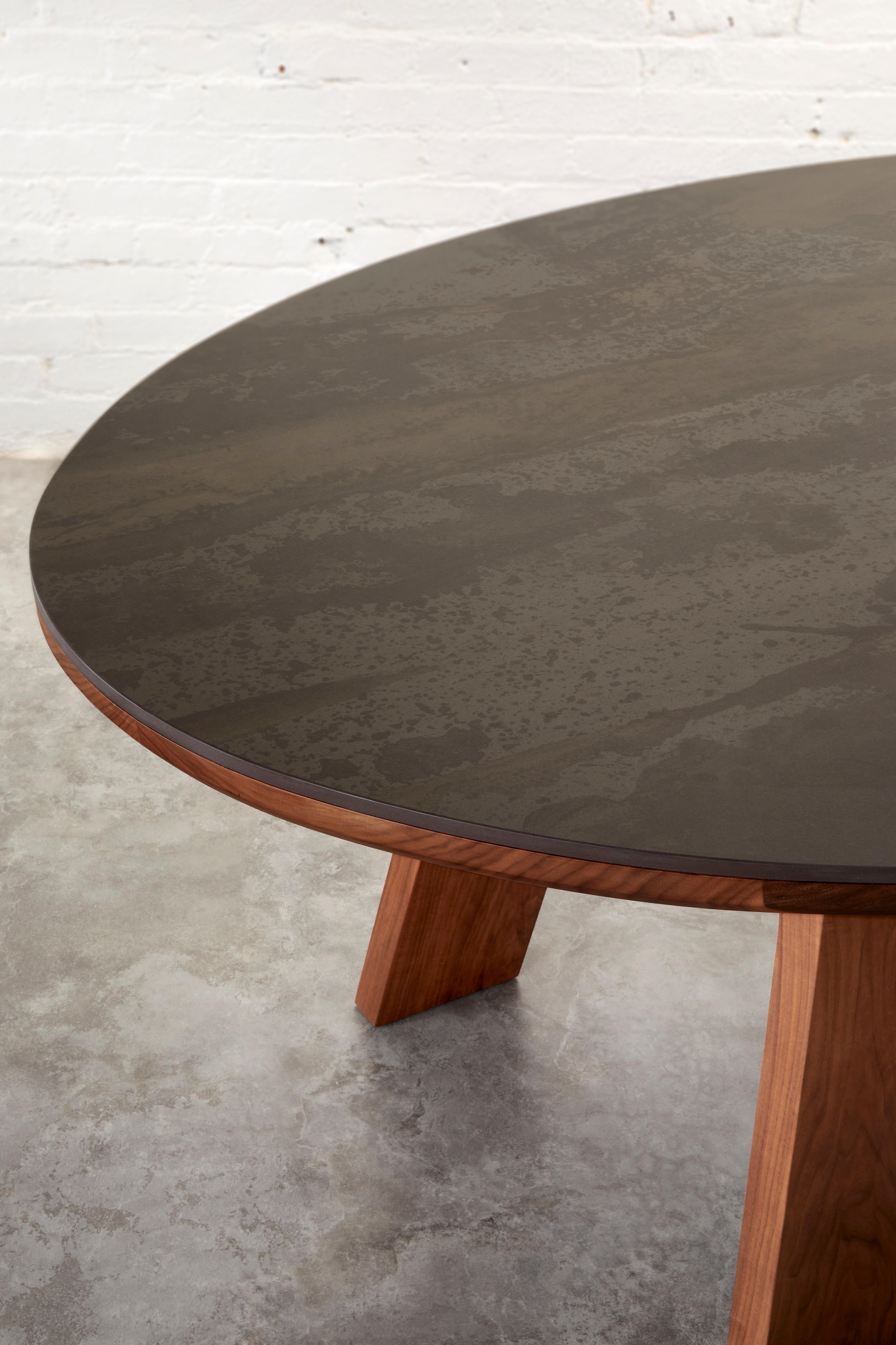 Stone Nieves Dining Table by Autonomous Furniture For Sale