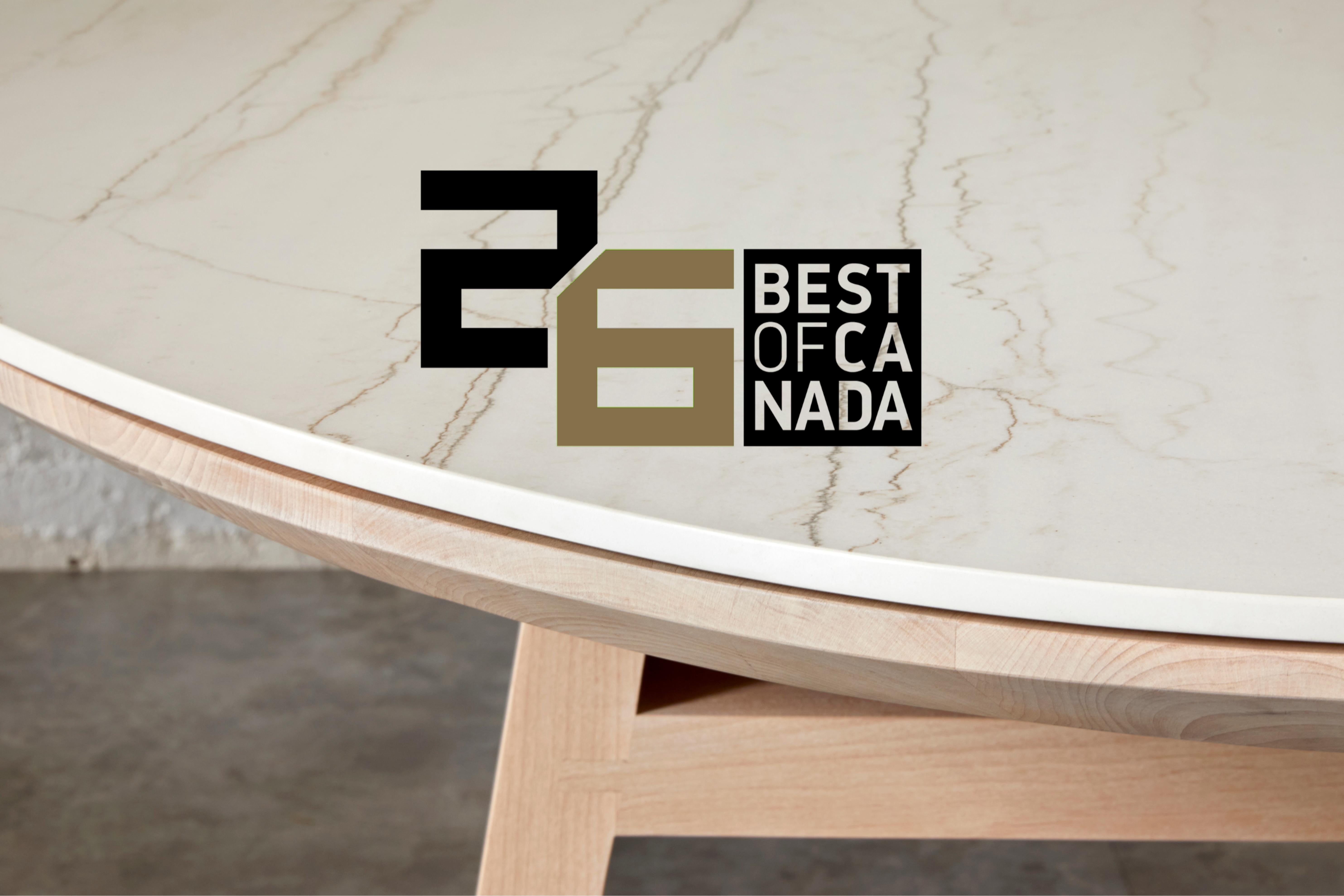XXIe siècle et contemporain Table de salle à manger ovale Nieves par Autonomous Furniture en vente