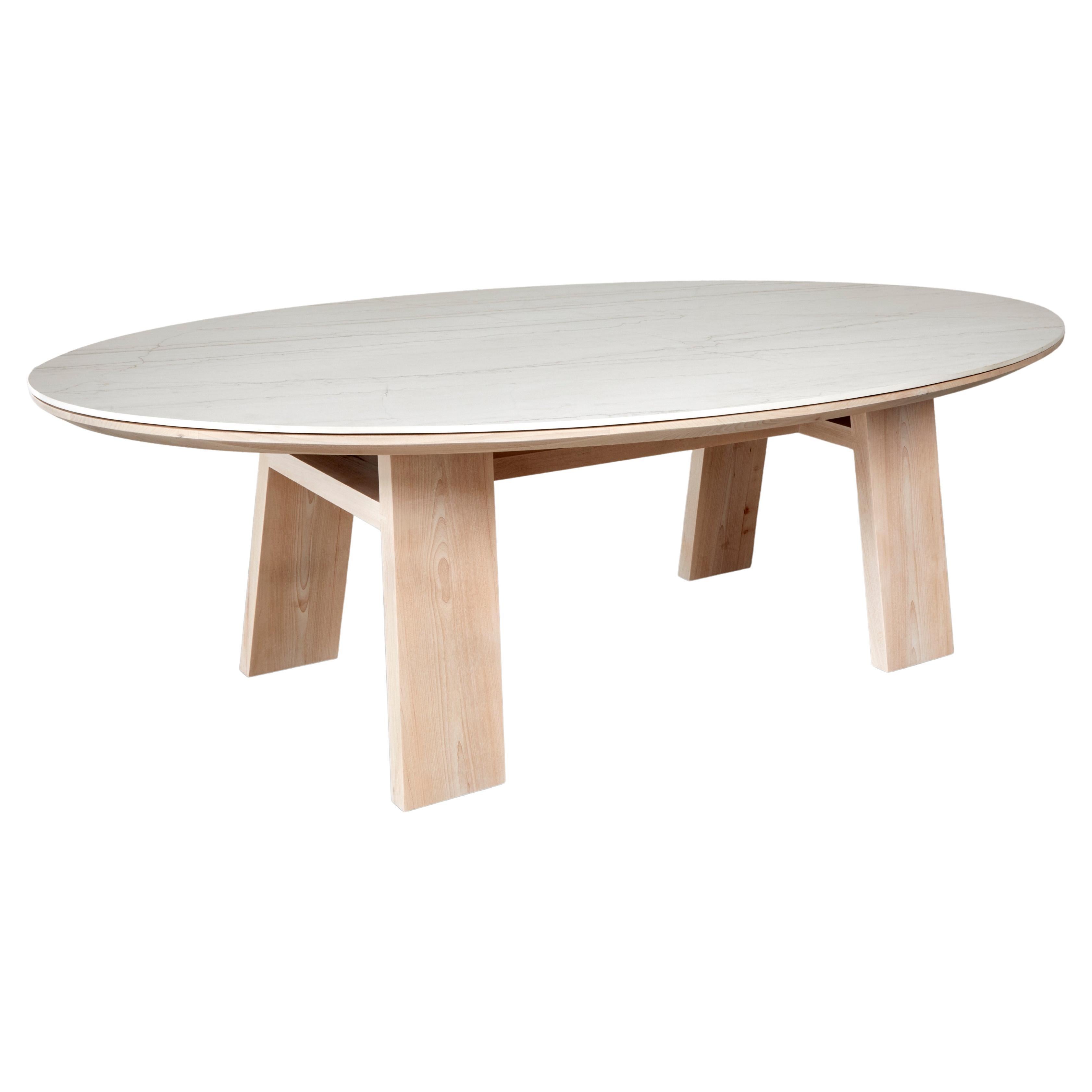 Nieves Oval Dining Table by Autonomous Furniture For Sale