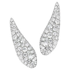 Nigaam 1.6 carati. Orecchini con diamanti VS in oro bianco 18K