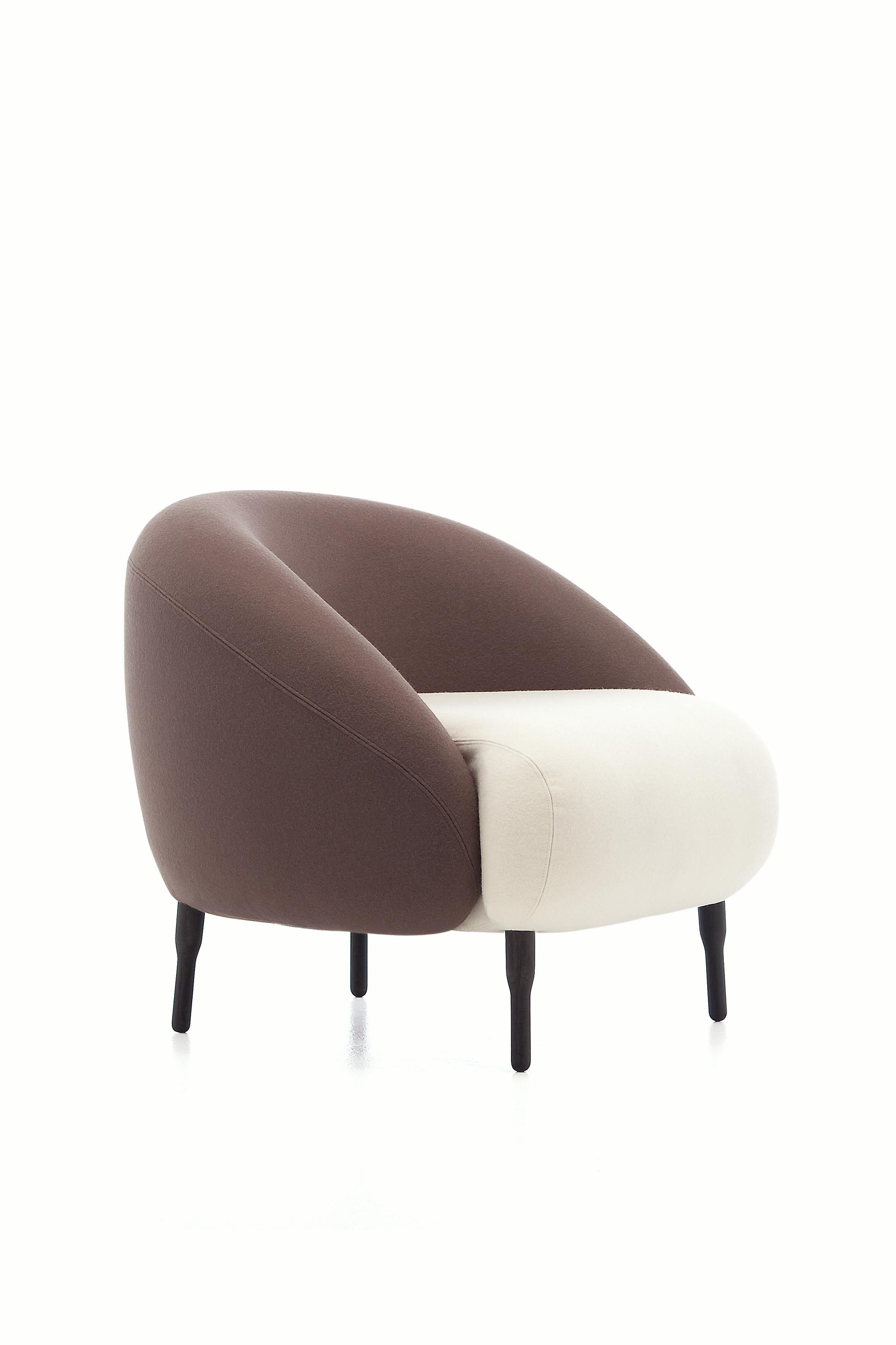 Bump Chair – Sessel aus reiner Wolle, von Nigel Coates (Italienisch) im Angebot