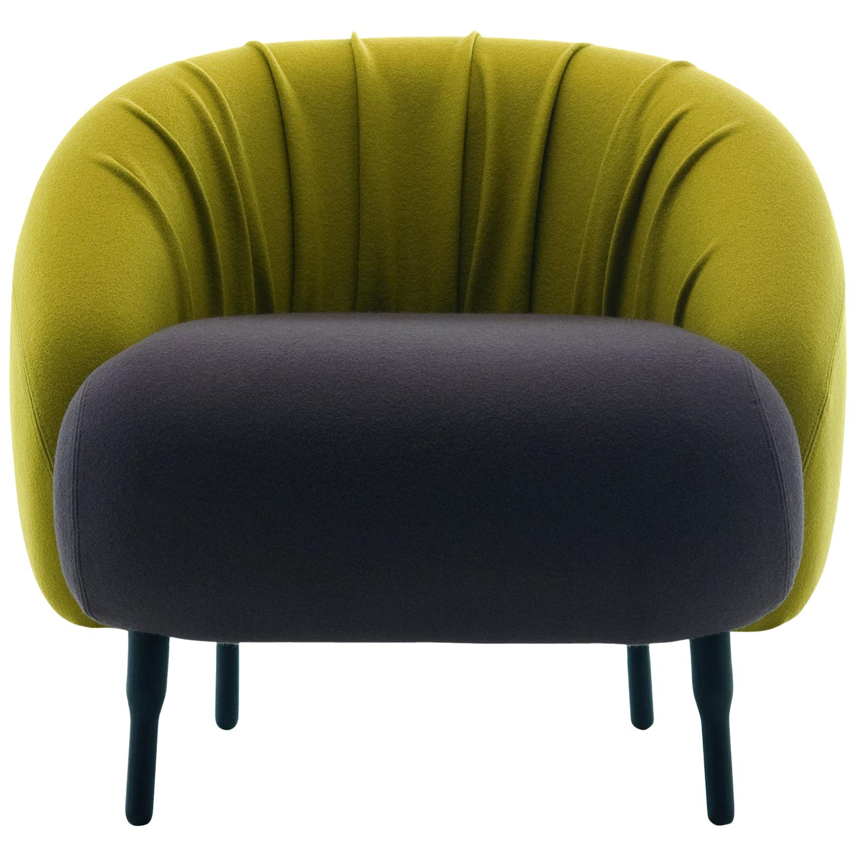 Bump chair - pure wool armchair, by Nigel Coates For Sale