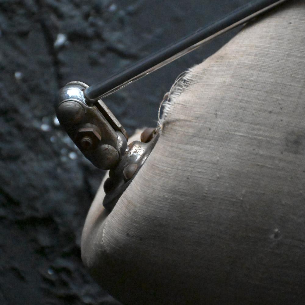 Nigel Coates Chrome and Linen Display Bust 3