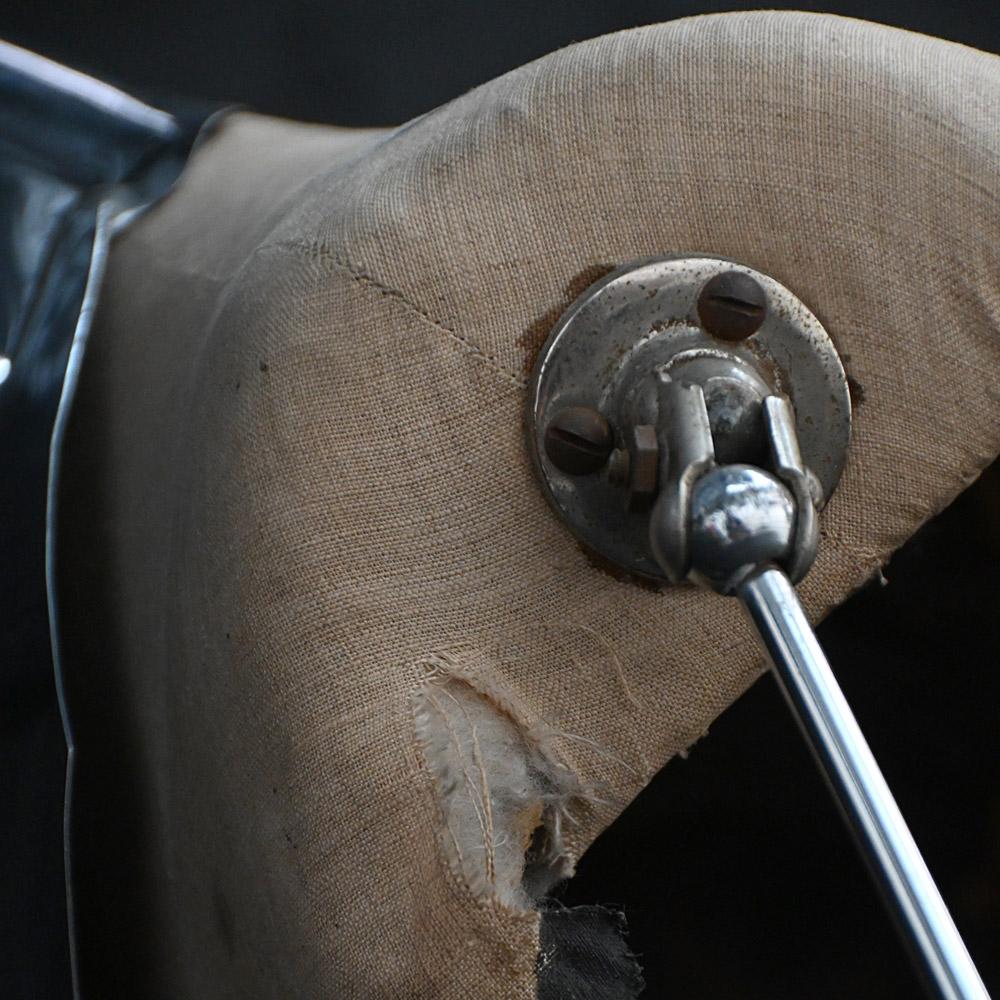 Nigel Coates Chrome and Linen Display Bust 4