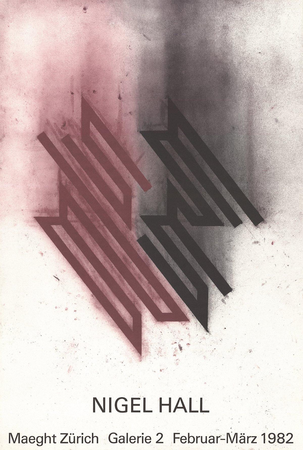 After Nigel Hall 'Mageht Zurich' 1982, Abstract, Vintage - Print by Nigel HALL