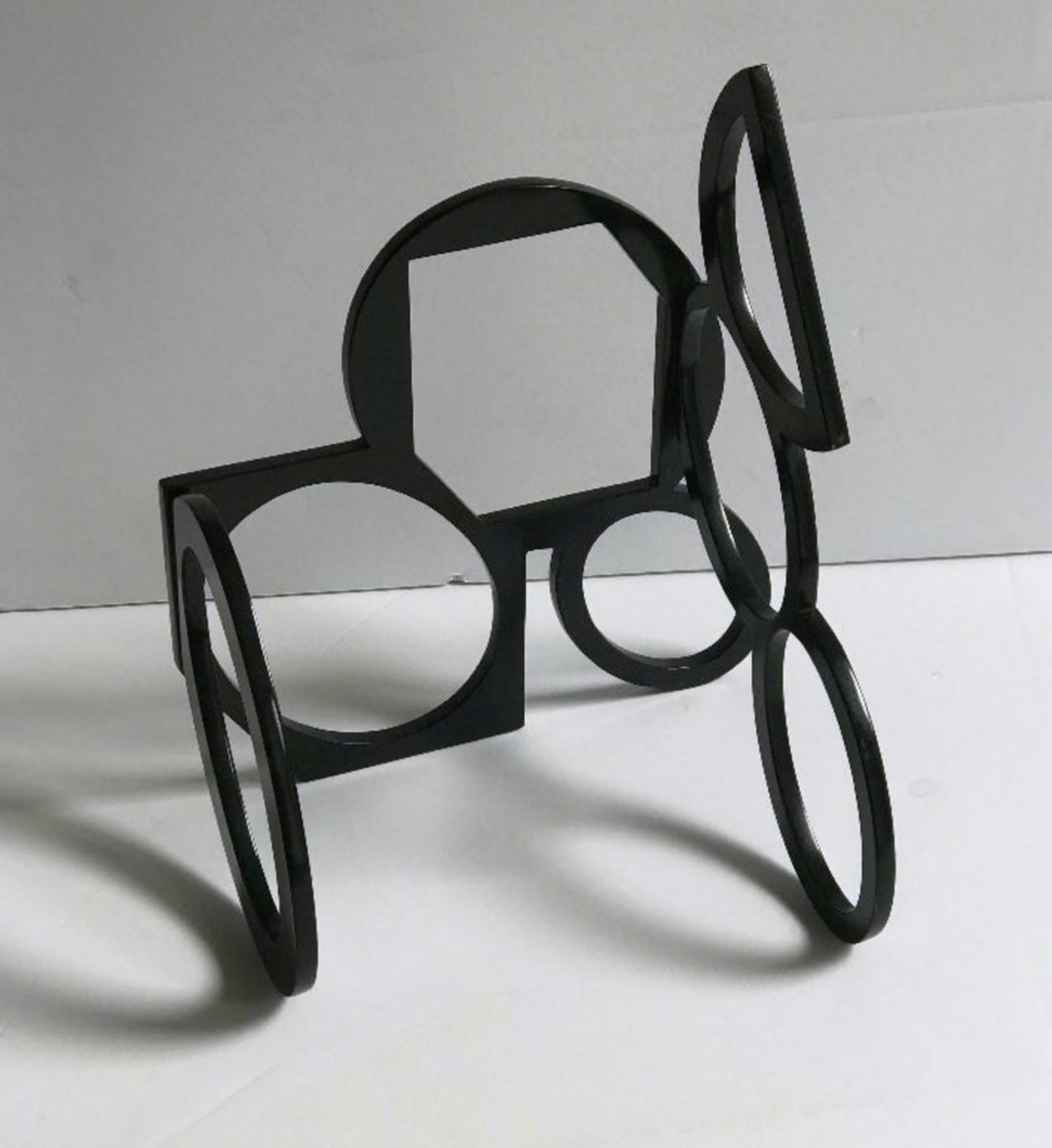 Rydbo Maquette, 1989-2000, einzigartige geometrische Skulptur des bekannten britischen Künstlers (Minimalistisch), Sculpture, von Nigel HALL