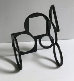 Rydbo Maquette, 1989-2000, unique geometric sculpture by renowned British artist