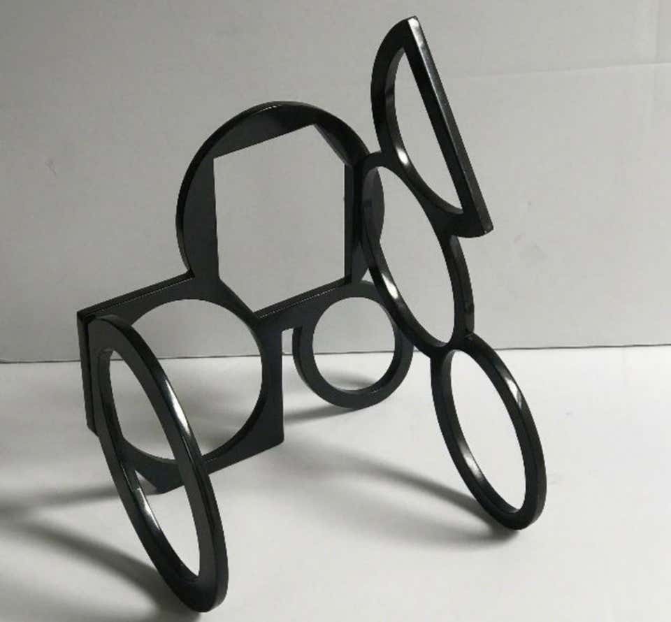 Rydbo Maquette, 1989-2000, unique geometric sculpture by renowned British artist