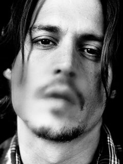 art celebrity portrait photography of Johnny Depp by Nigel Parry