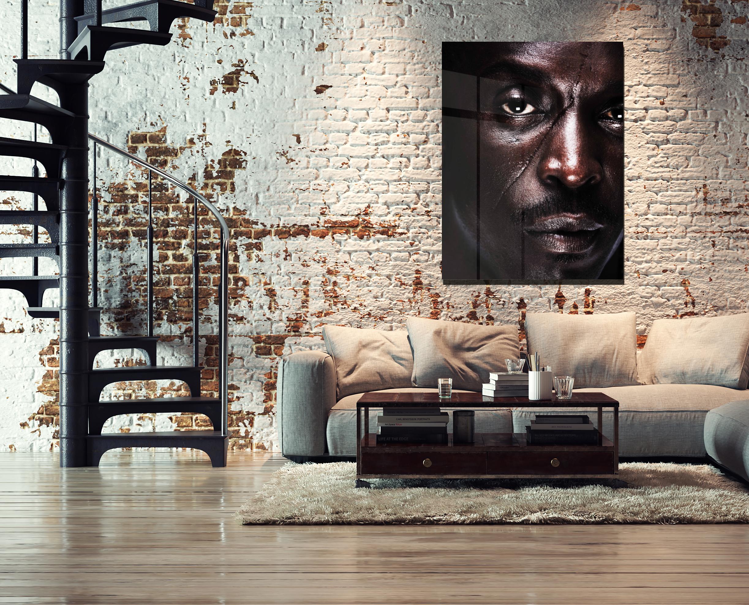 art celebrity portrait photography of Michael K Williams by Nigel Parry For Sale 1
