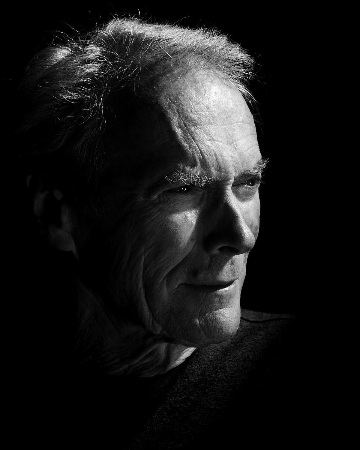 Clint Eastwood (B&W) - Limited Edition Fine Art Photography