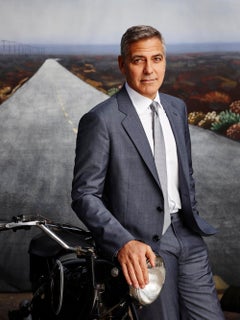 George Clooney with Puppy - Limited Edition Fine Art Photography