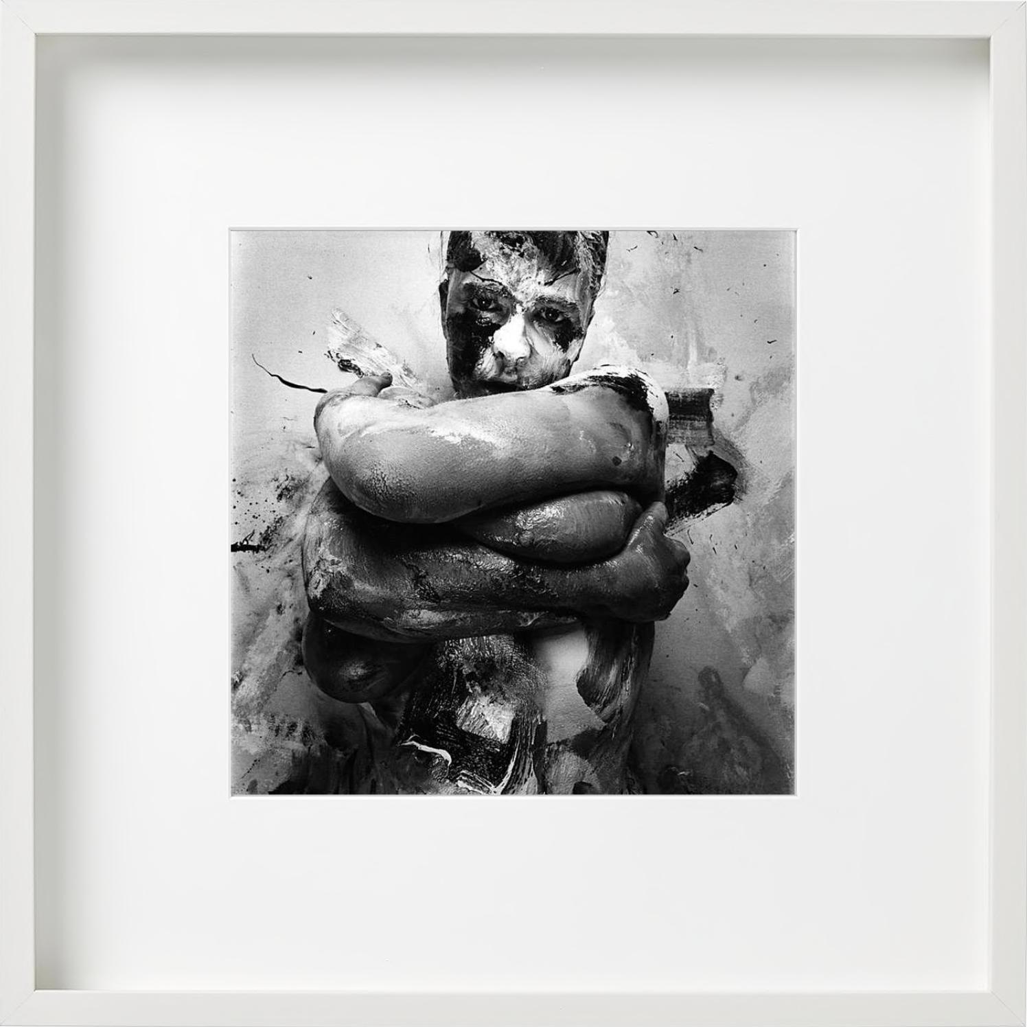 Jenny Saville - Portrait of the Artist in her Studio, fine art photography 1995 For Sale 2