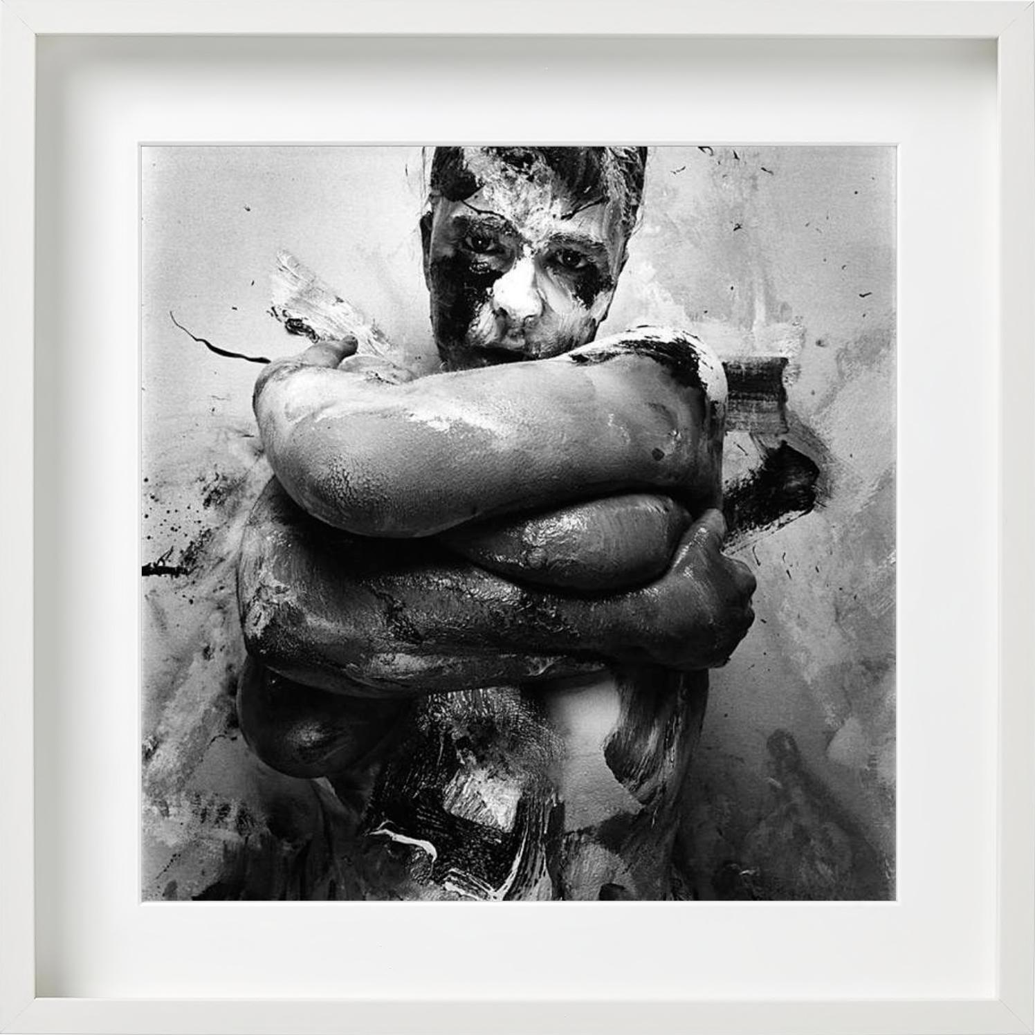 Jenny Saville - Portrait of the Artist in her Studio, fine art photography 1995 For Sale 1