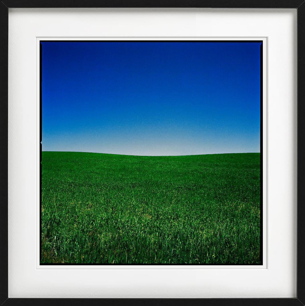 Wyoming - Blue Sky and Green Field, Fine Art Photography, 2022 For Sale 5