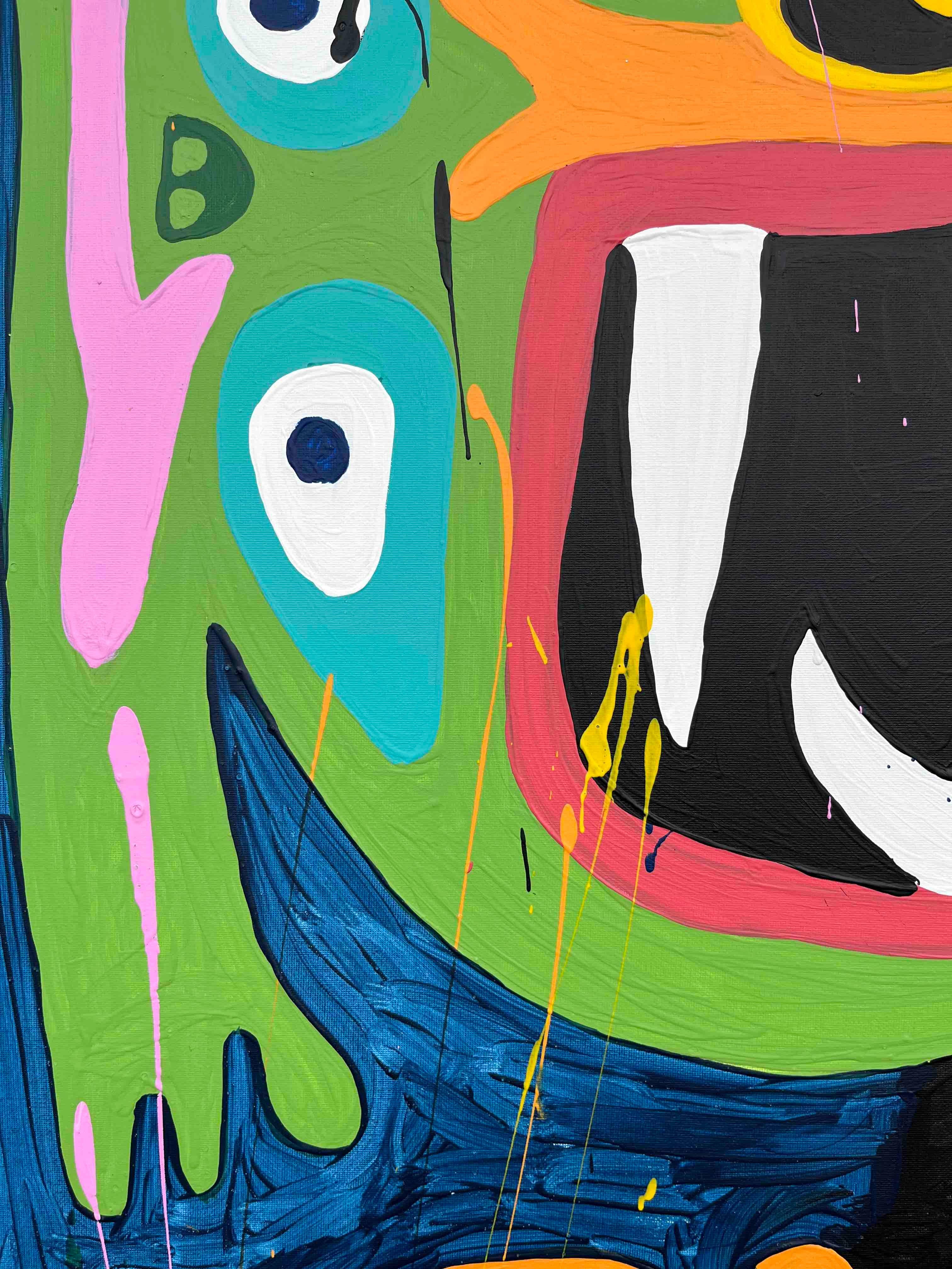 Questo dipinto fa parte dell'ultimo corpo di opere di Nigel.
Può essere spedito arrotolato in un tubo o allungato in una scatola.

Entra nel mondo del mio viaggio artistico come australiano che naviga nel paesaggio culturale di Penang. Questo corpus