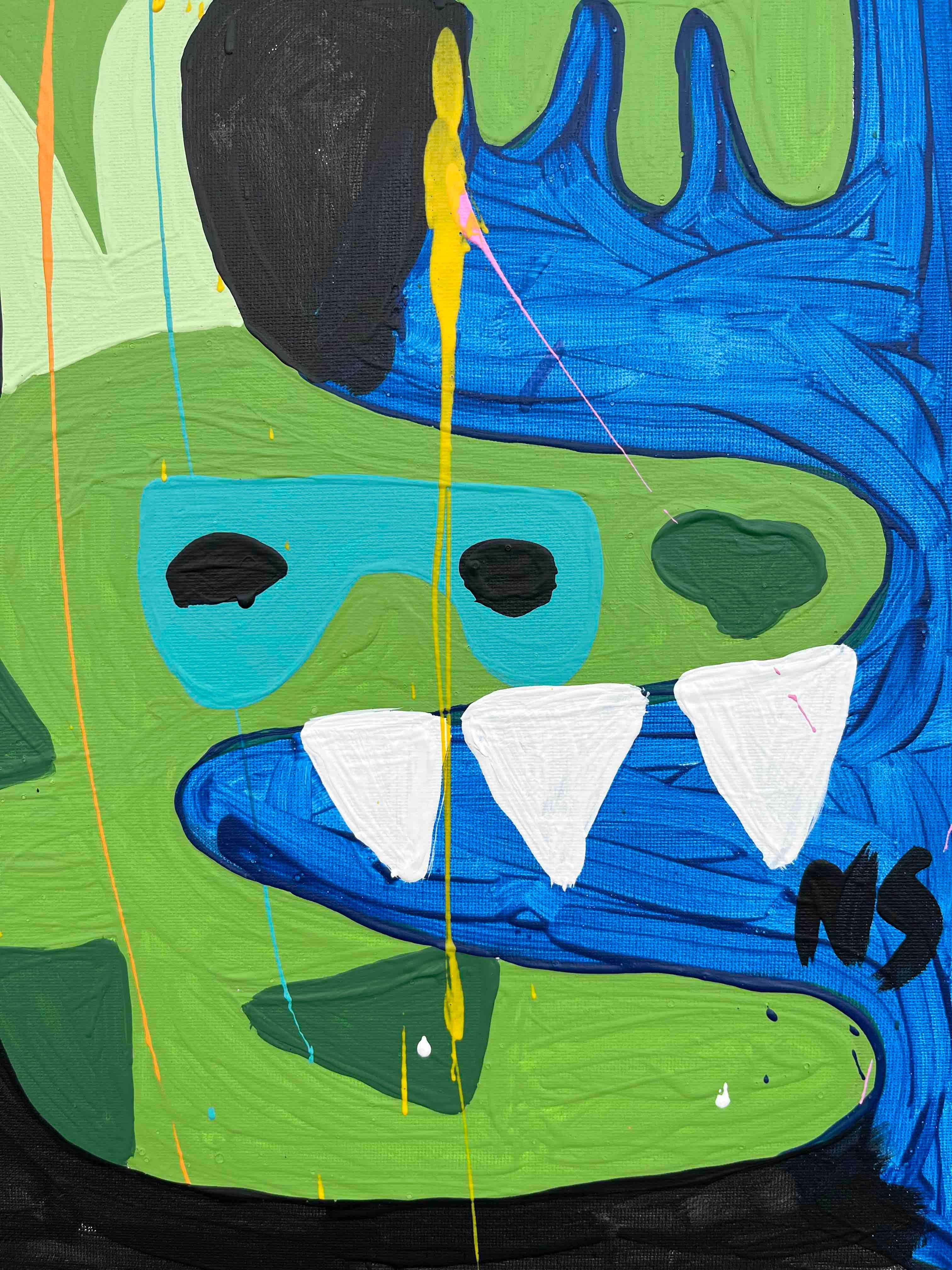 Lizarding - pittura acrilica 1
