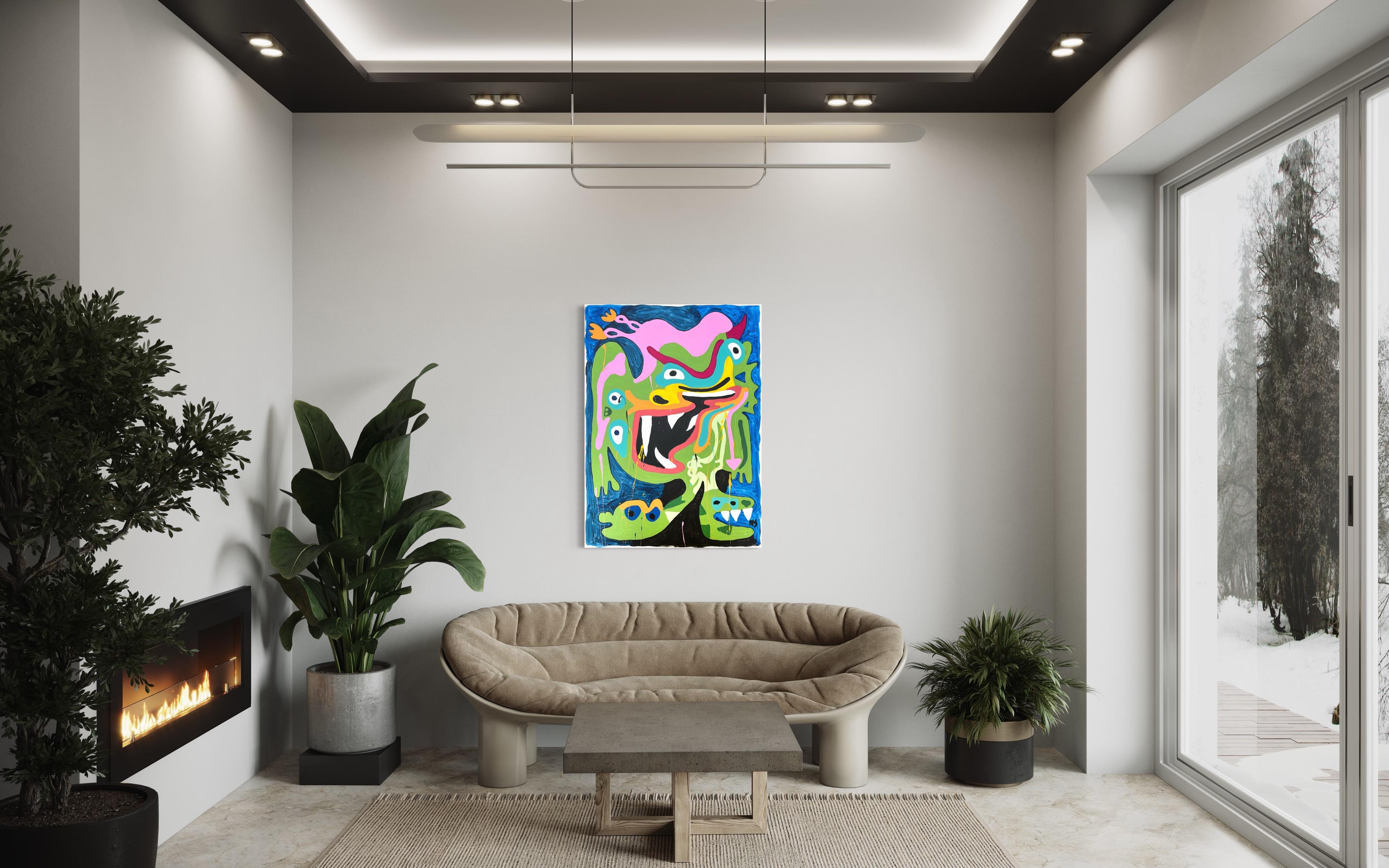 Lizarding - pittura acrilica 2