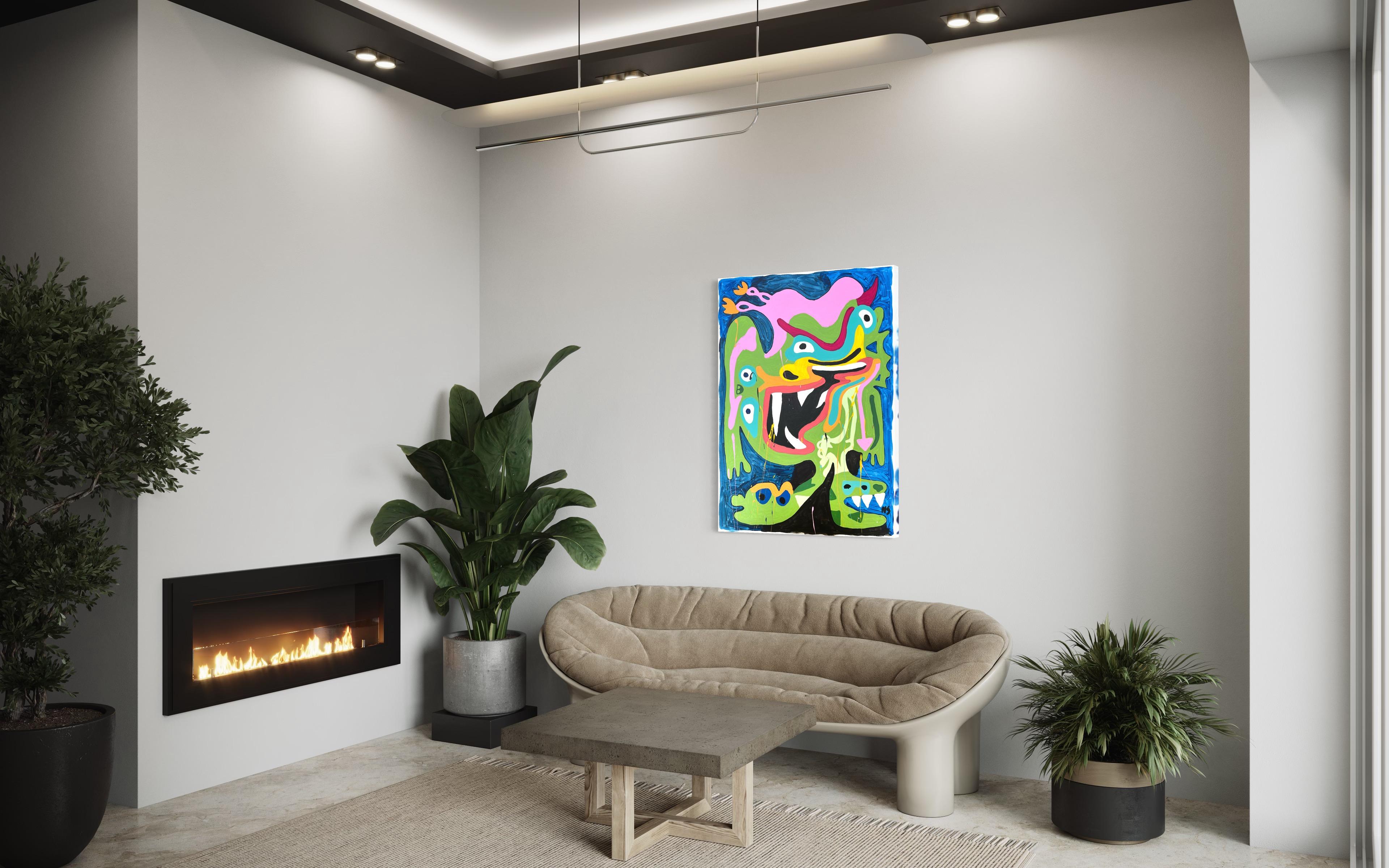 Lizarding - pittura acrilica 3