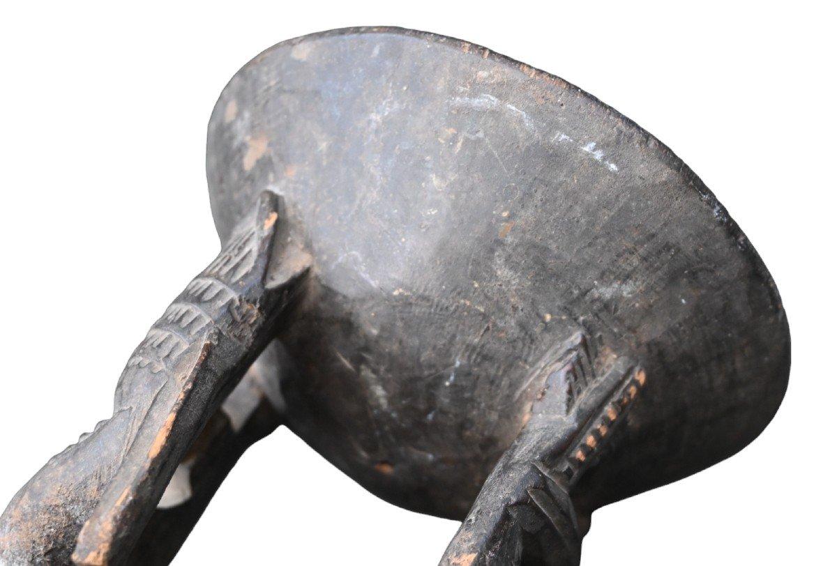 Nigeria Yoruba Agere Ifa Divination Cup, Nigeria, erste Hälfte des 20. Jahrhunderts (Handgeschnitzt) im Angebot