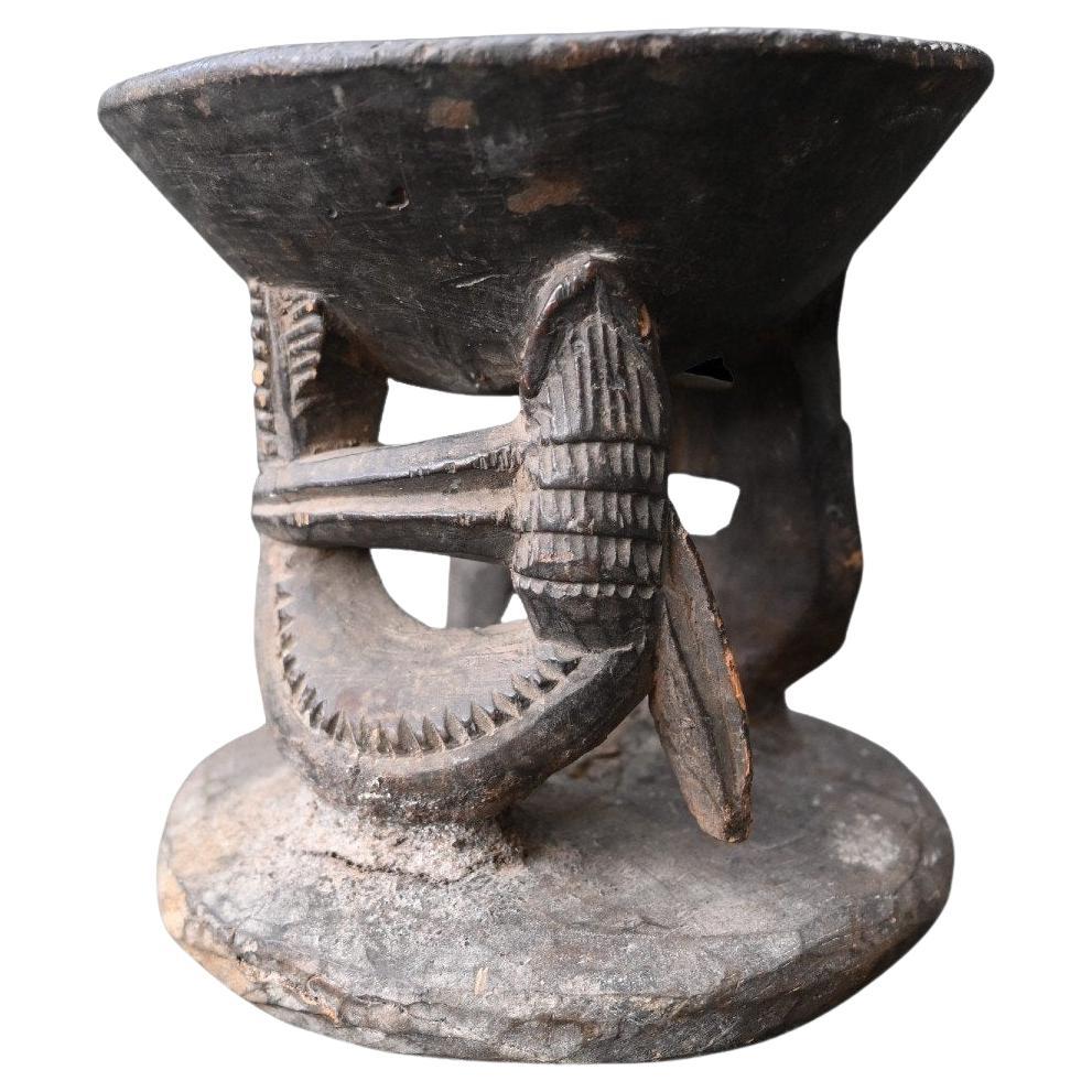 Coupe de Divination Yoruba Agere Ifa du Nigeria, première moitié du 20e siècle