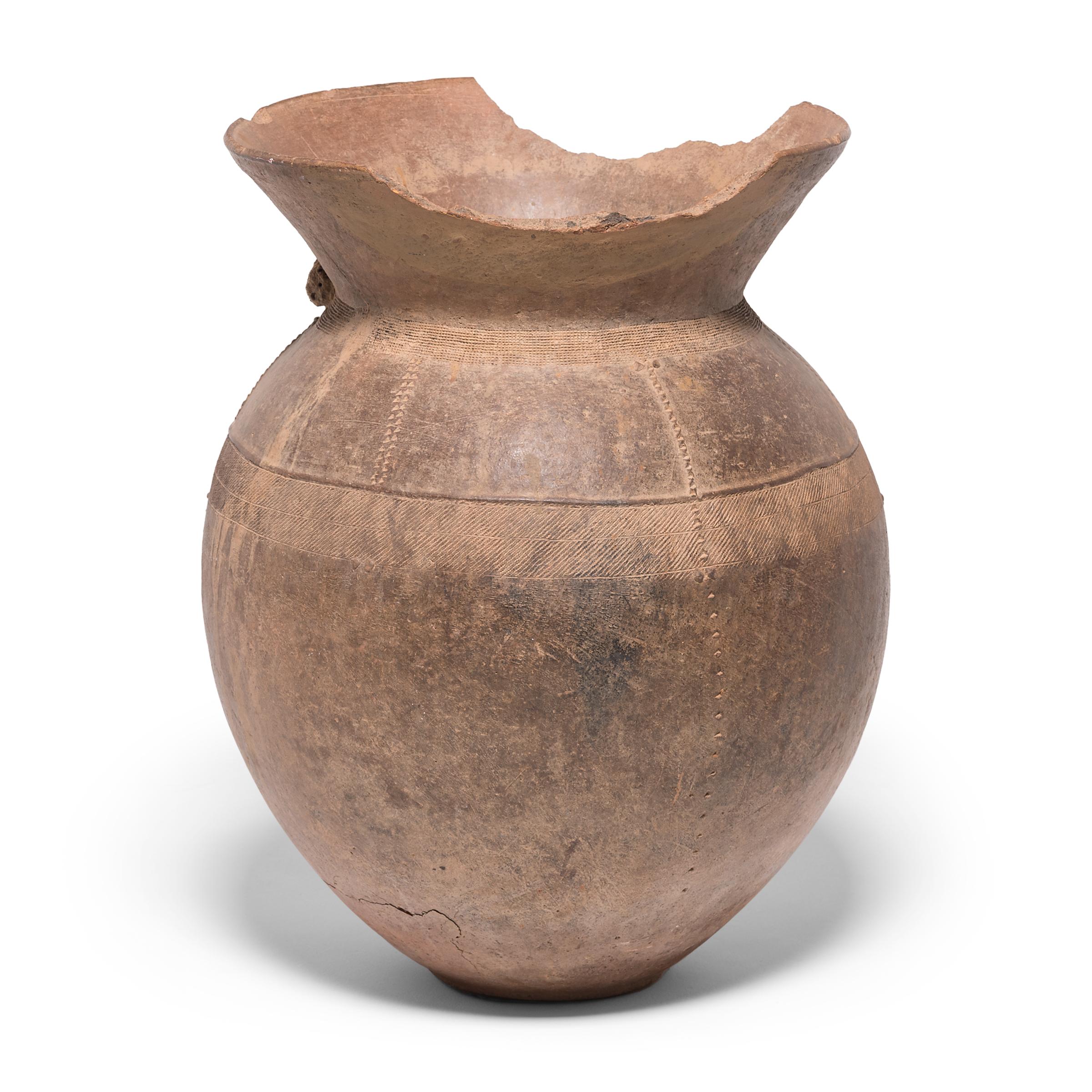 Primitivo Vaso di stoccaggio nigeriano Nupe in vendita