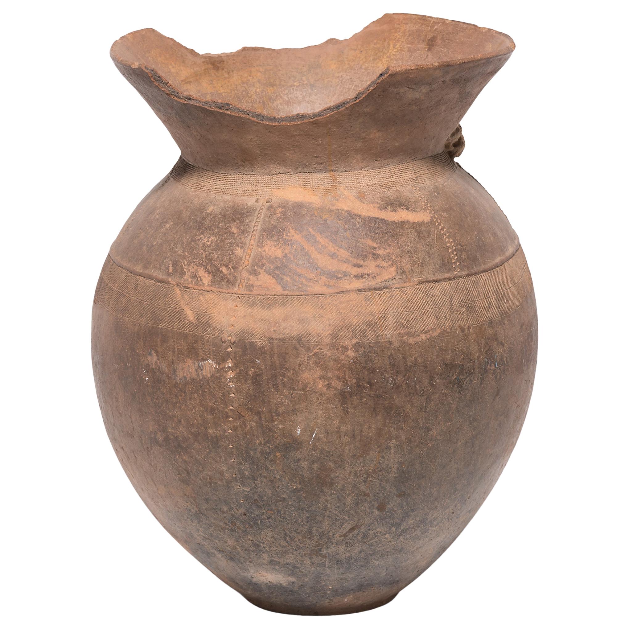 Vase de stockage Nupe nigérian