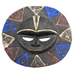 Antique Nigerian Wood-Carved "Ekpo Secret Society" Mask
