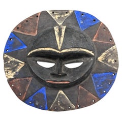 Nigerian Wood-Carved "Ekpo Secret Society" Mask