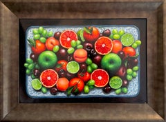 St. Clemente Lime - quadro originale di natura morta realistica arte contemporanea