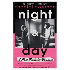 Affiche du film américain Night and Day (La nuit et le jour), 1991