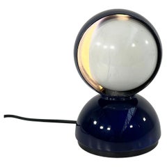 Nachtblaue Eclisse-Tischlampe von Vico Magistretti für Artemide, 1960er Jahre