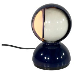 Vintage Night Blue Eclisse Table Lamp by Vico Magistretti for Artemide, 1960s