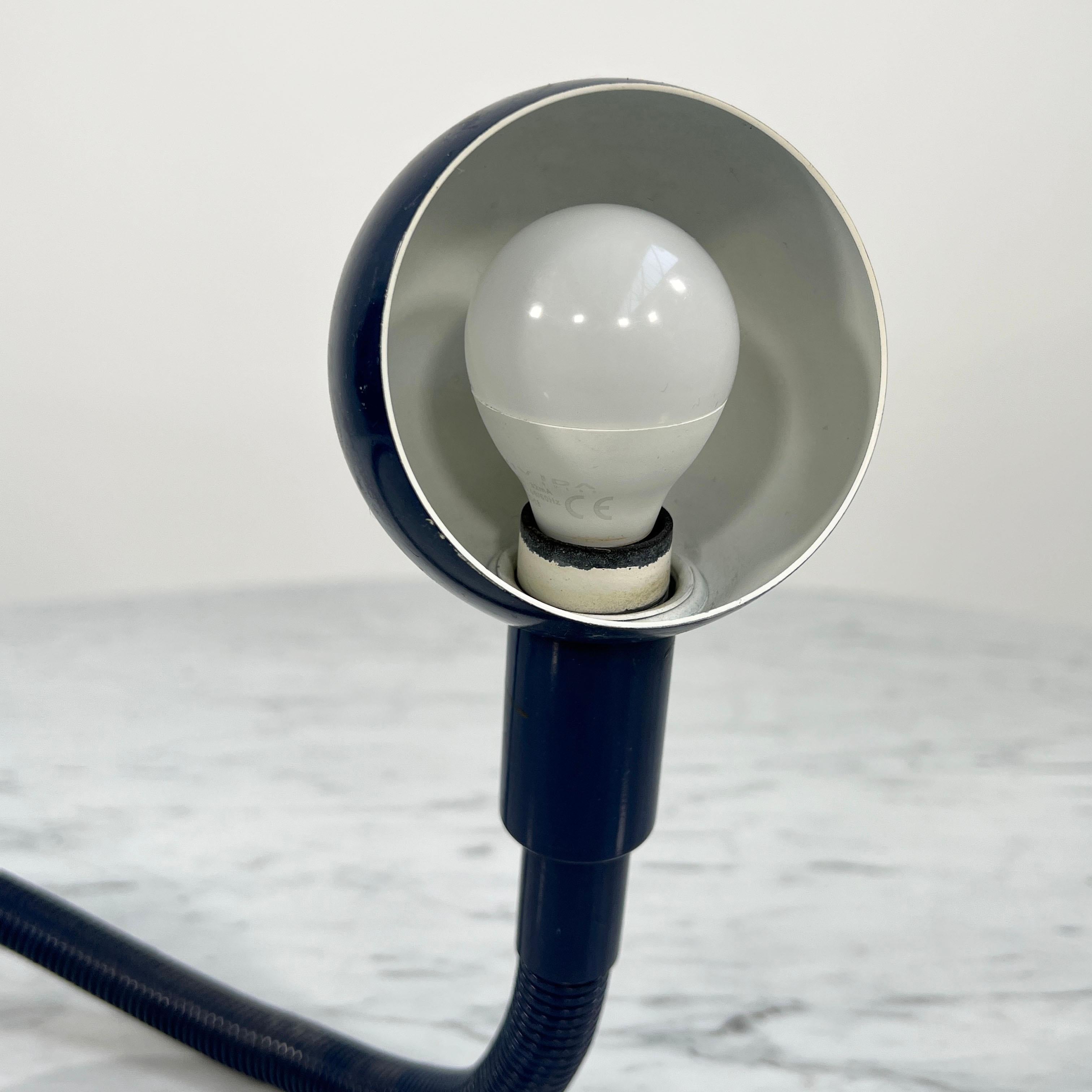 Late 20th Century Night Blue Hebi Table Lamp by Isao Hosoe for Valenti, 1970s