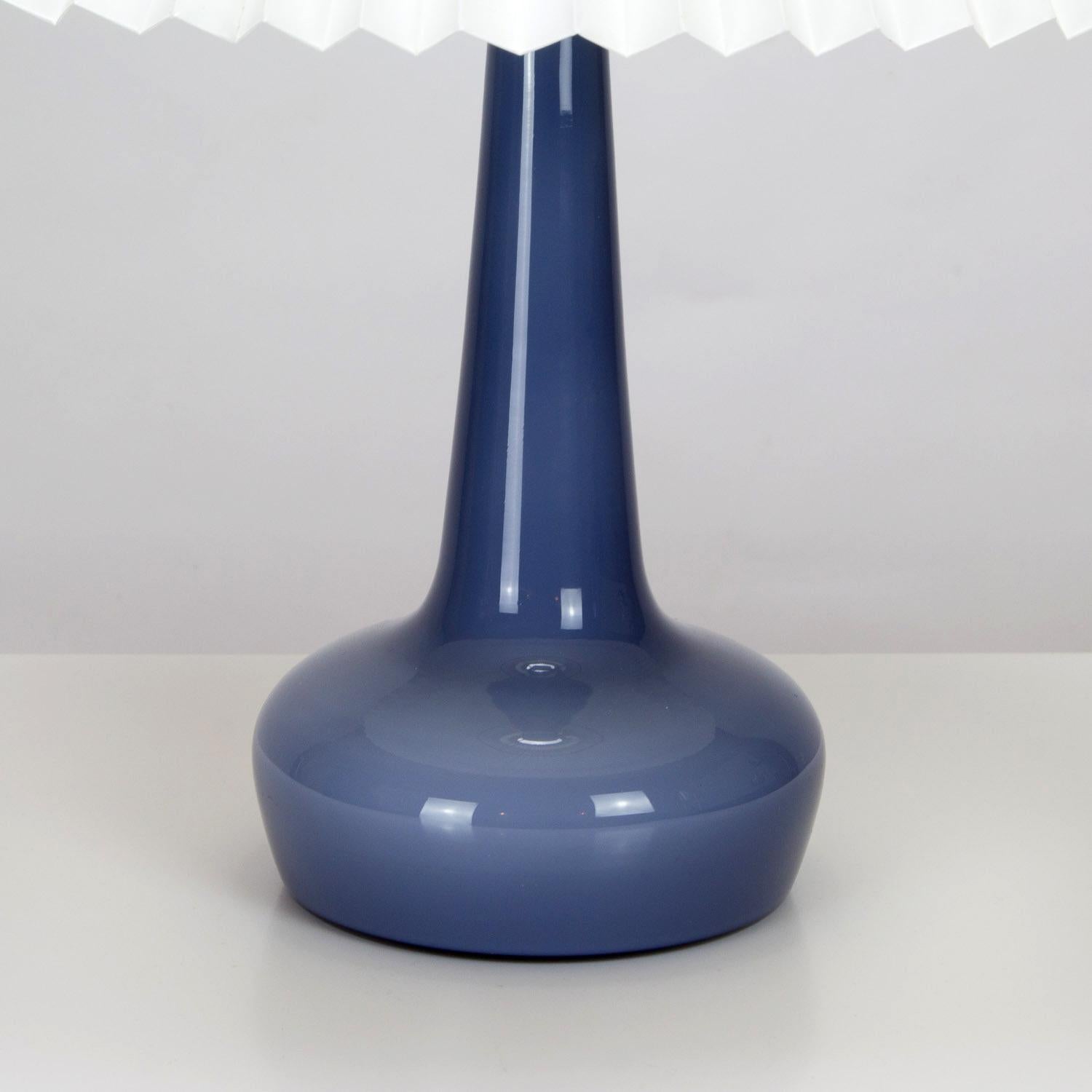 Mid-20th Century Night Blue MId Century Model 311 Table Lamp by Le Klint, Denmark