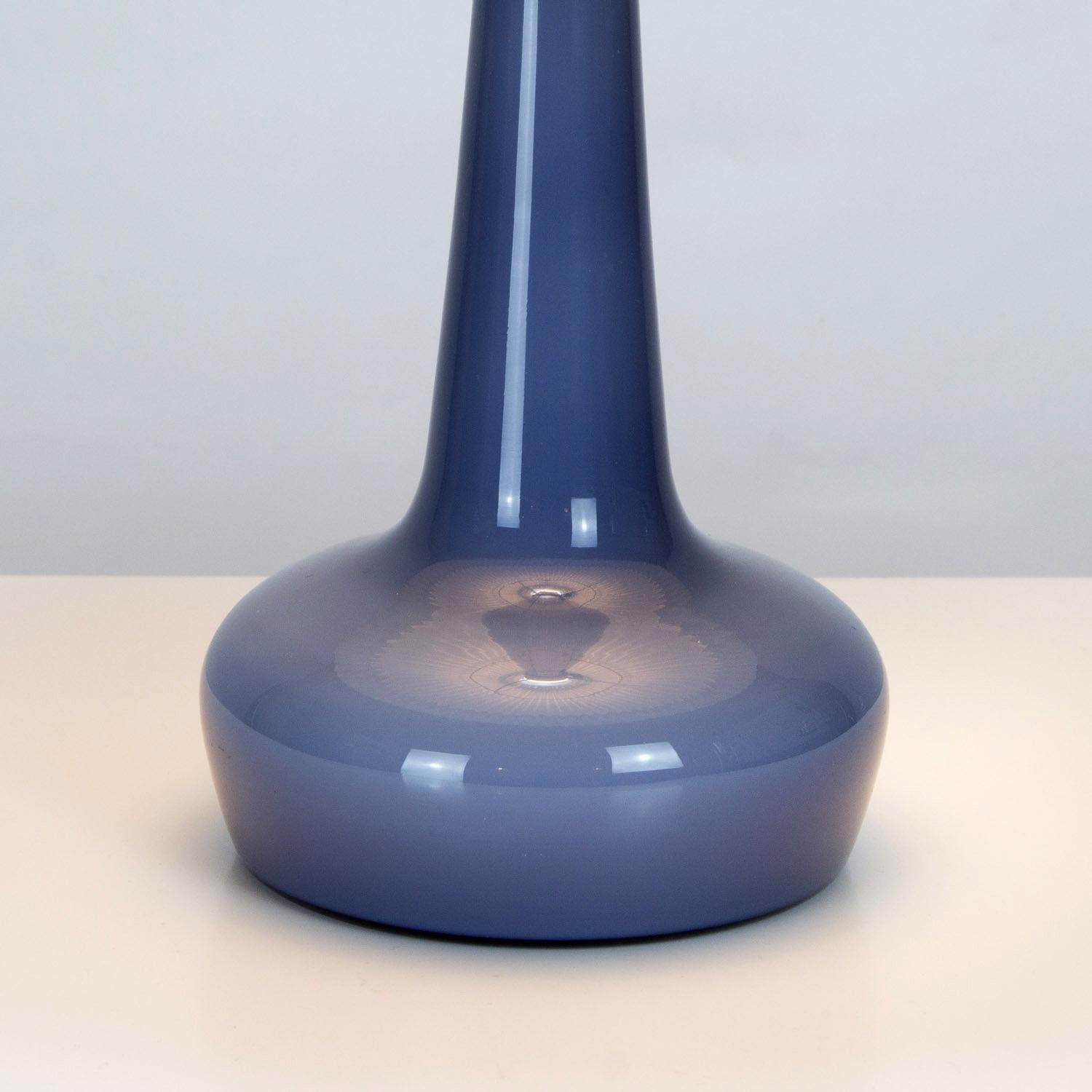 Night Blue MId Century Model 311 Table Lamp by Le Klint, Denmark 1