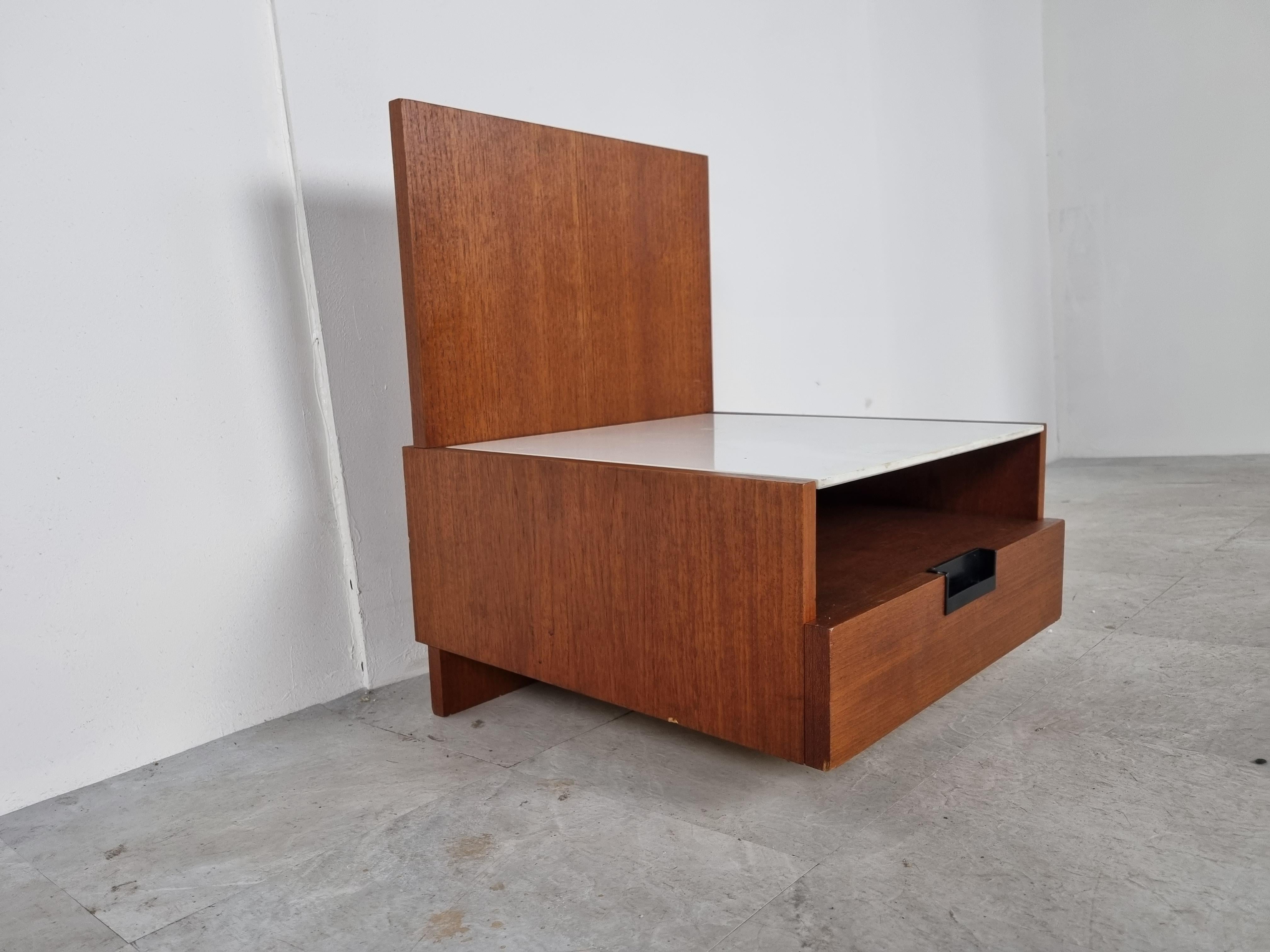 Mid-Century Modern Night Cabinet by Cees Braakman, Japanese Series, 1950s For Sale